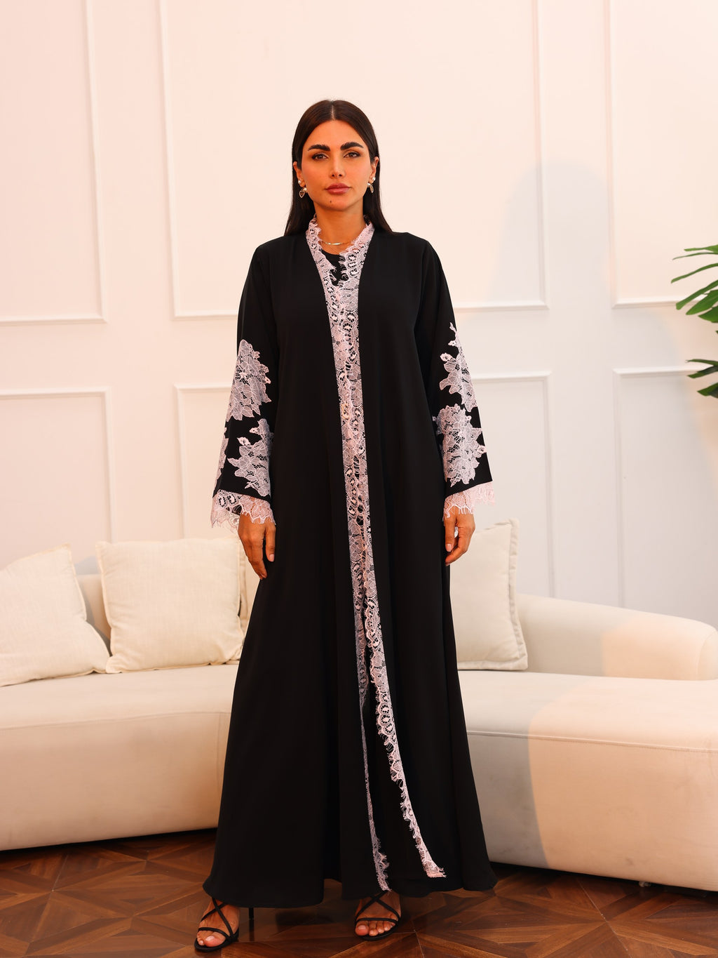Lace abaya 380