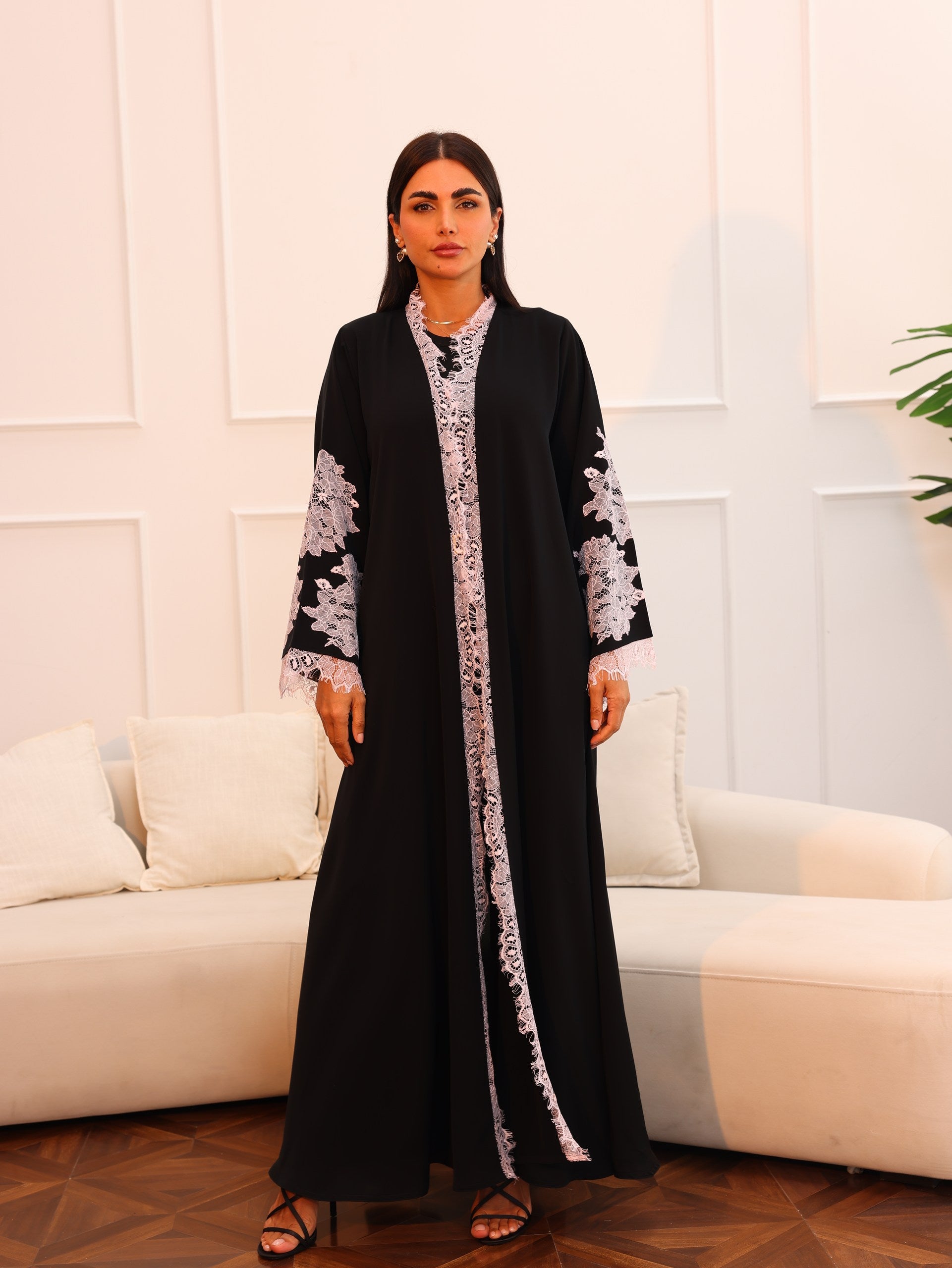 Lace abaya 380