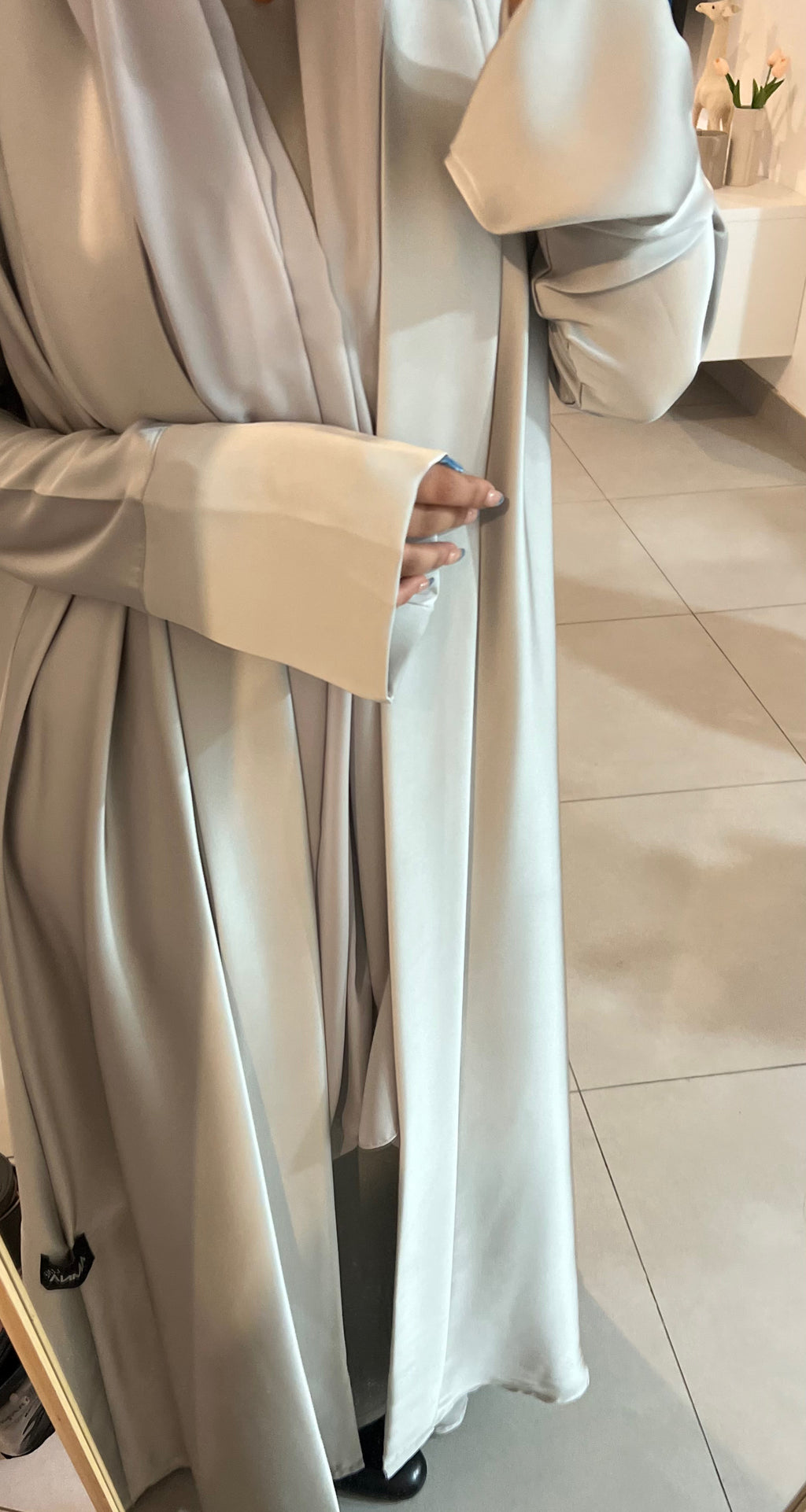 Silk abaya