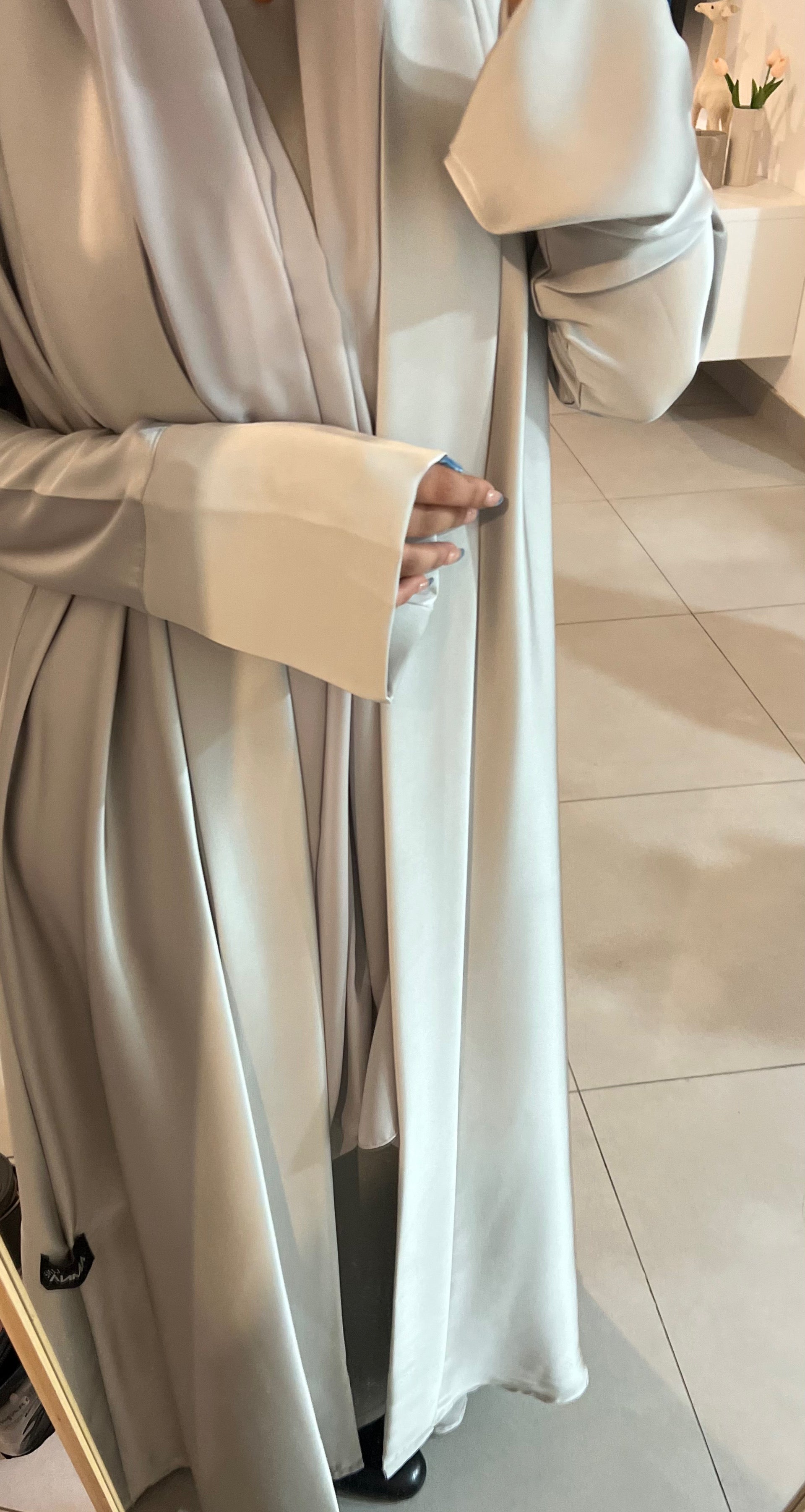 Silk abaya