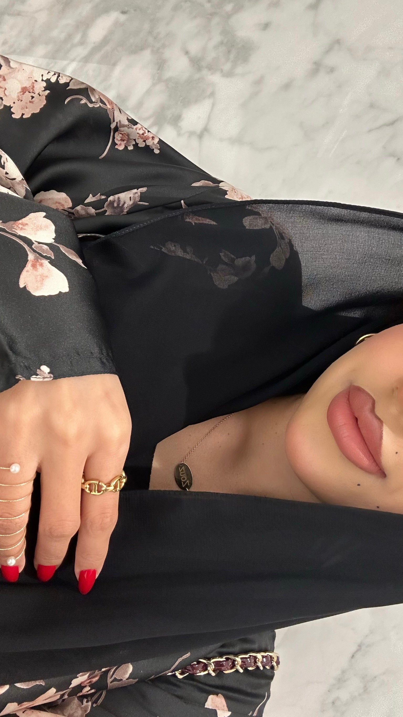 Flower abaya