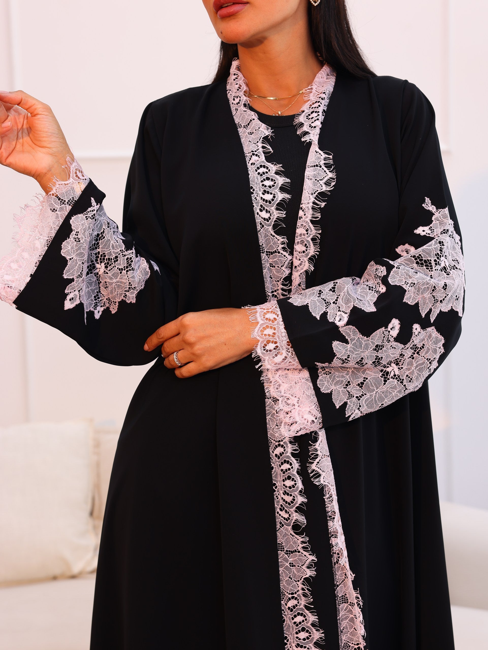 Lace abaya 380
