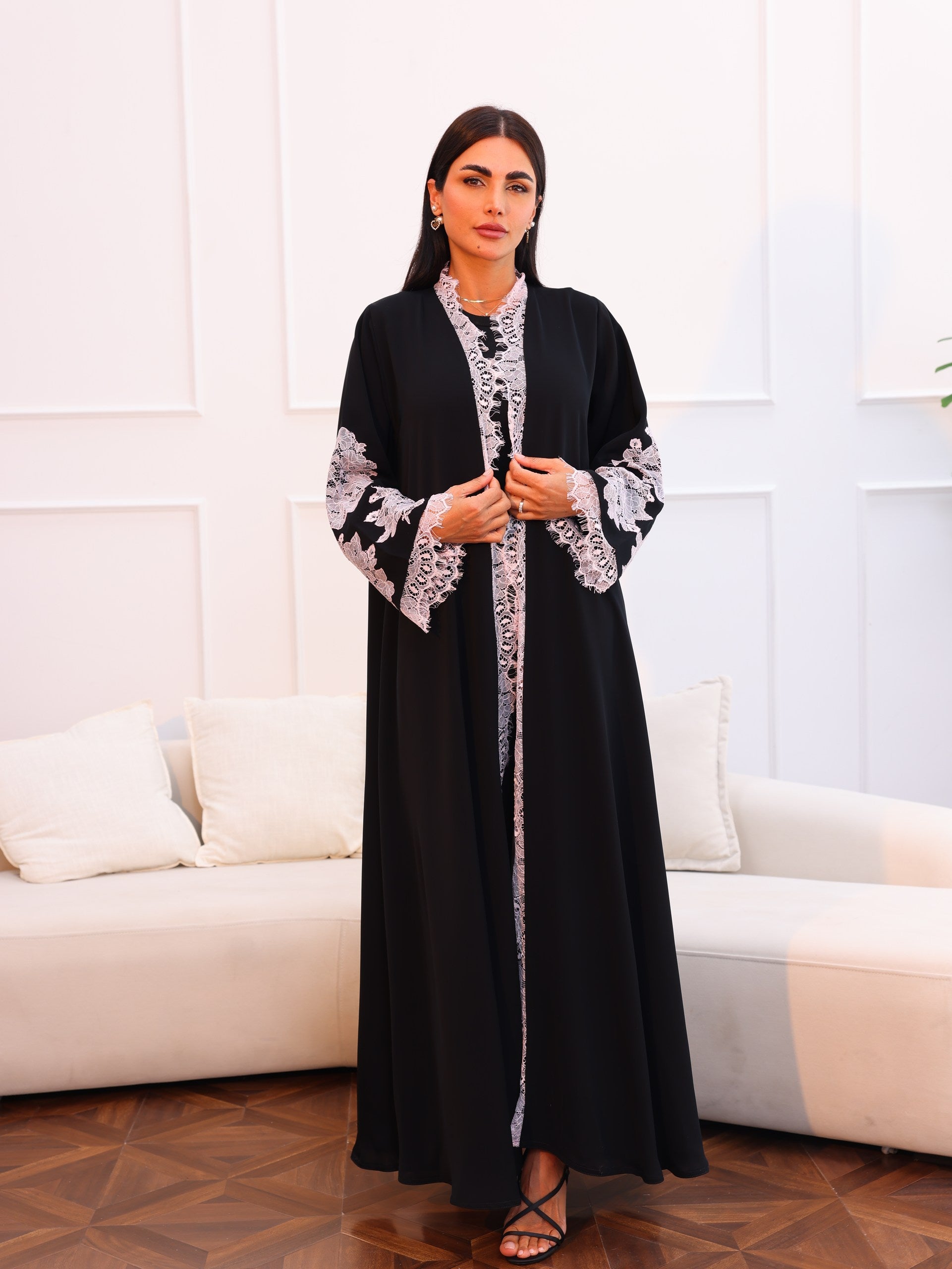 Lace abaya 380
