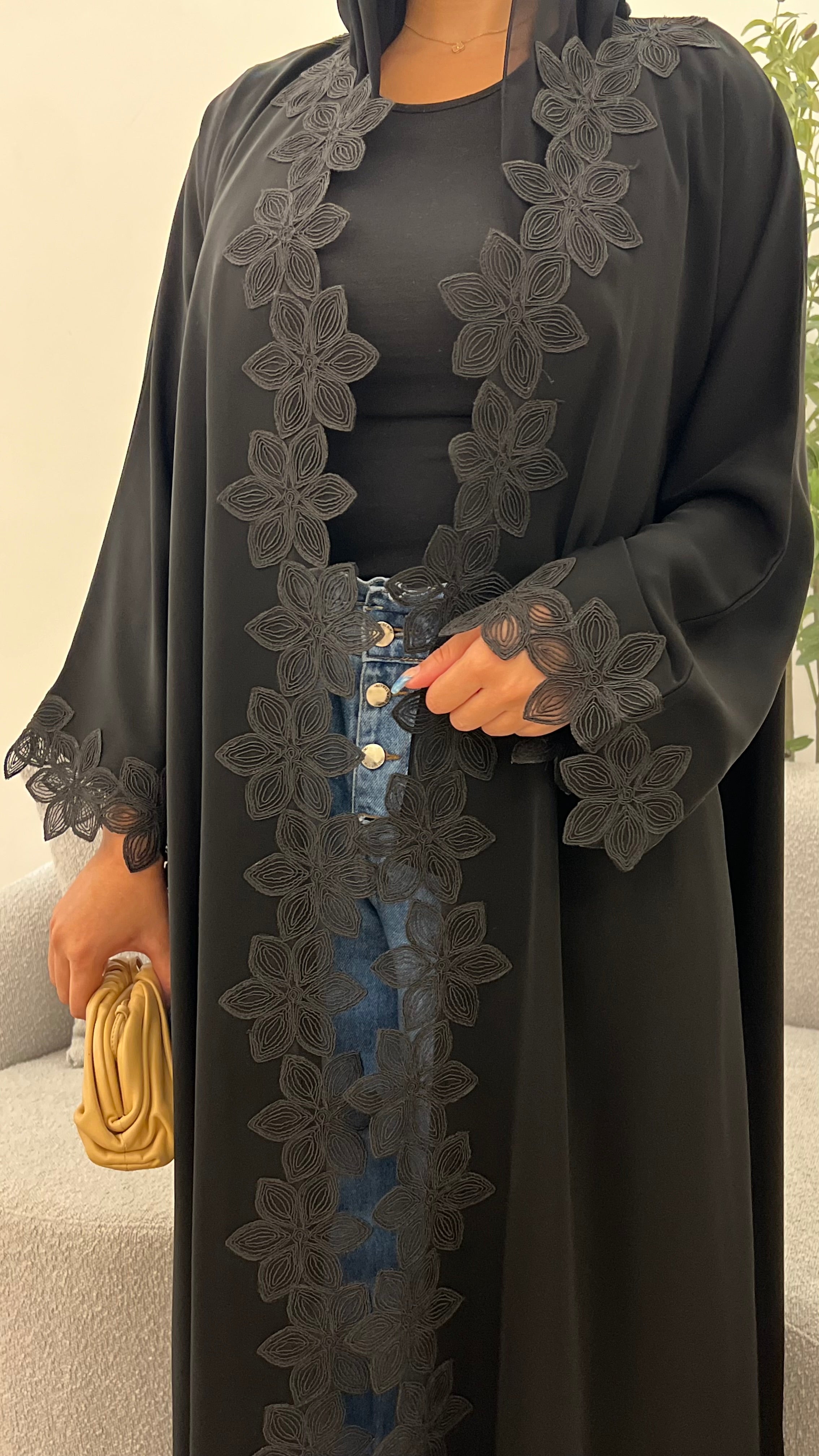 Abaya flower 94
