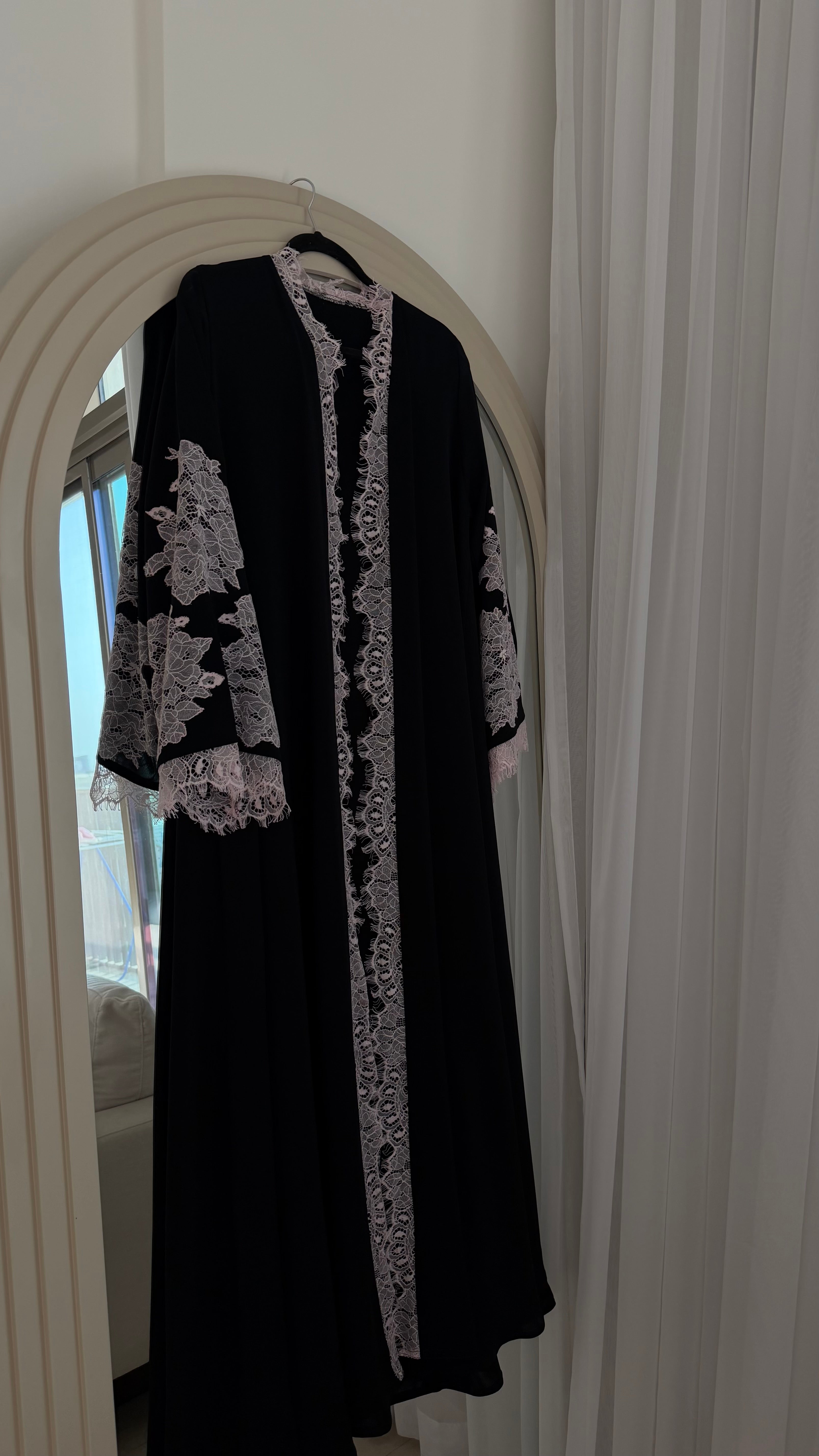 Lace abaya 380