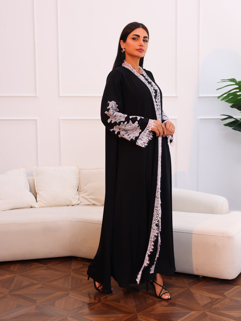 Lace abaya 380