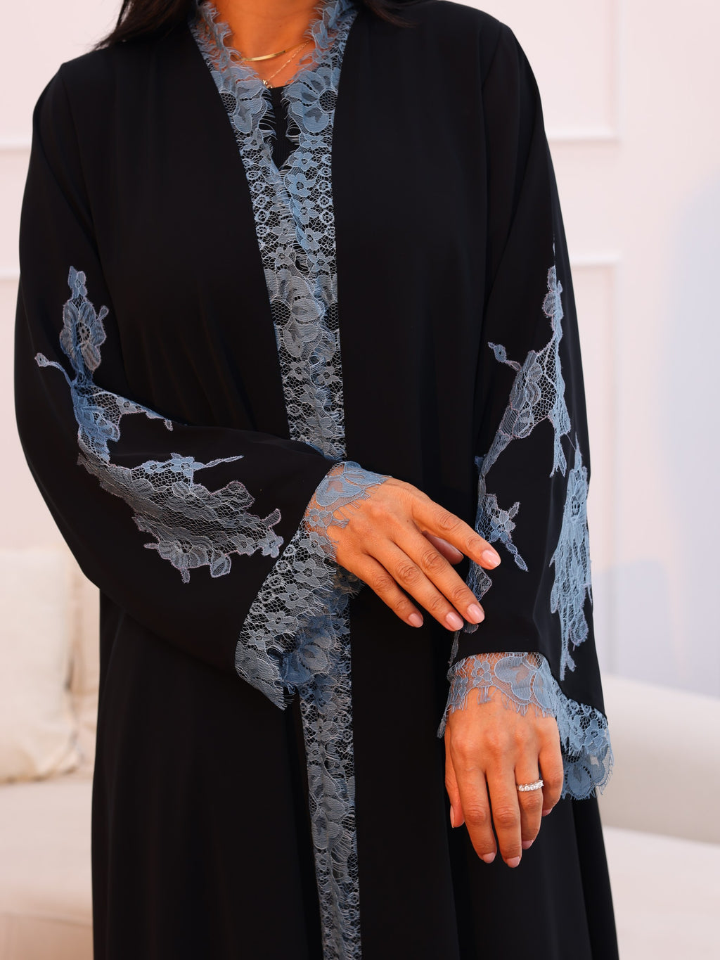 Lace abaya 388