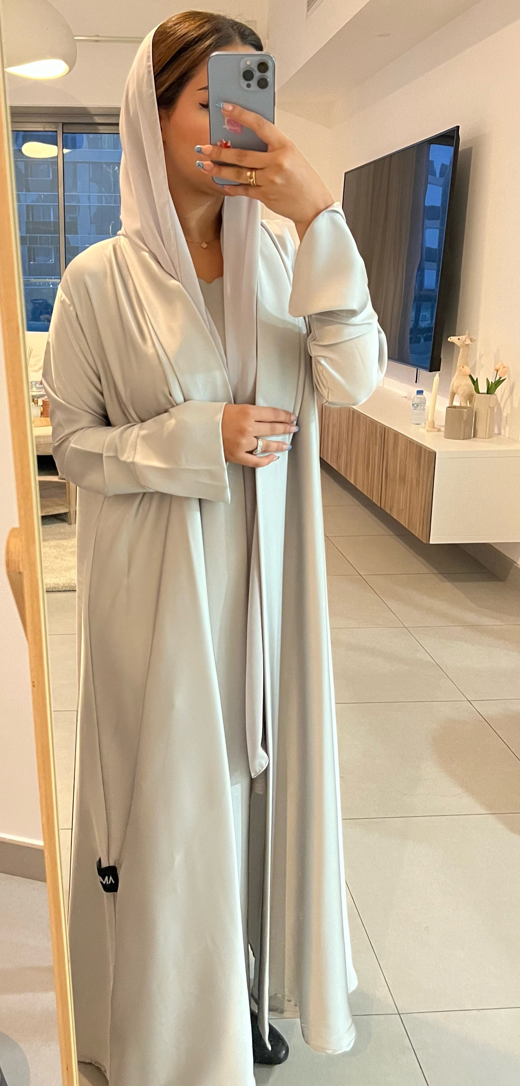 Silk abaya