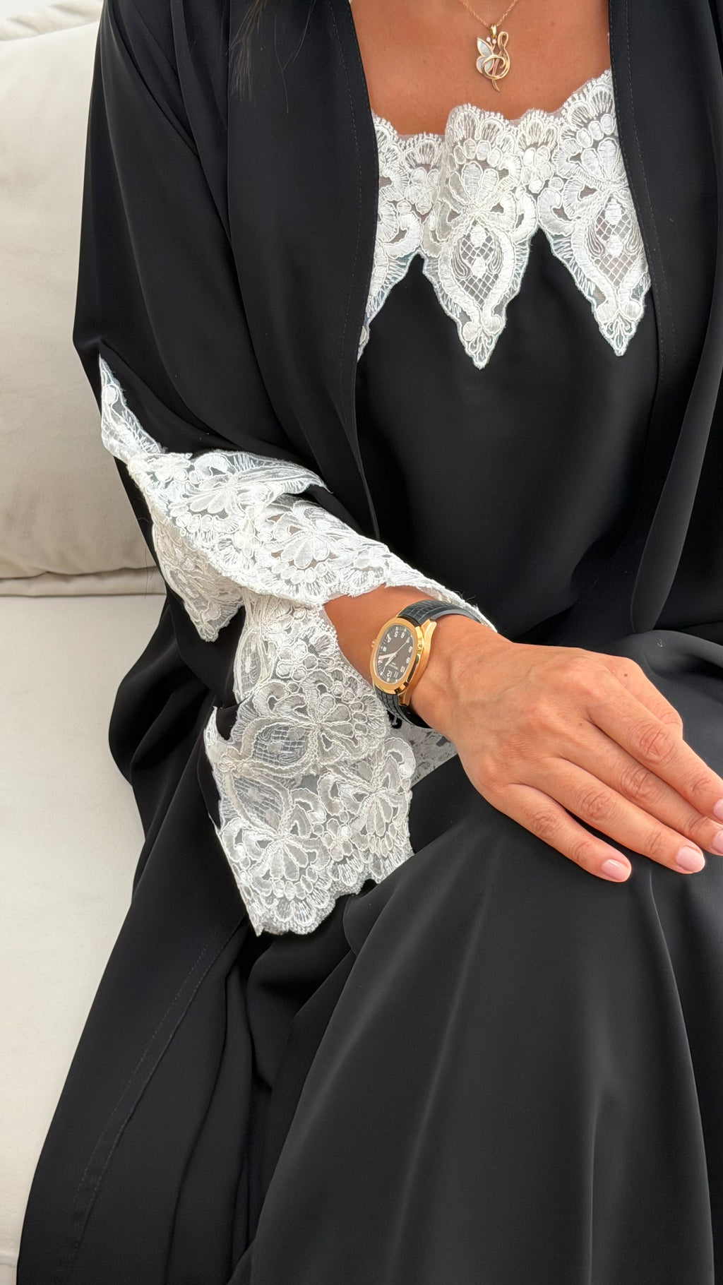 Abaya + under abaya