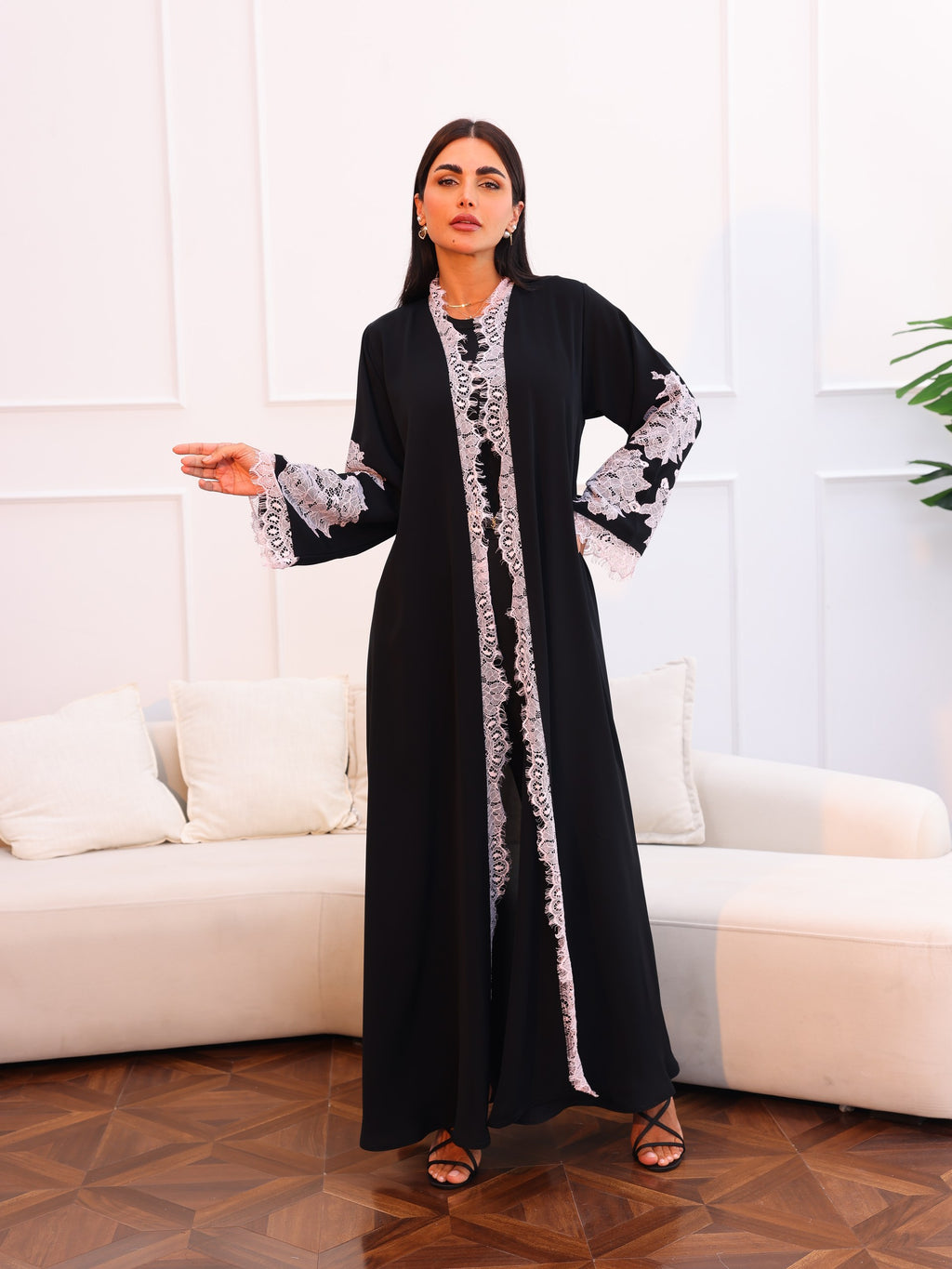 Lace abaya 380