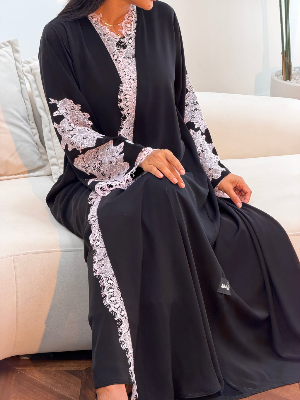 Lace abaya 380
