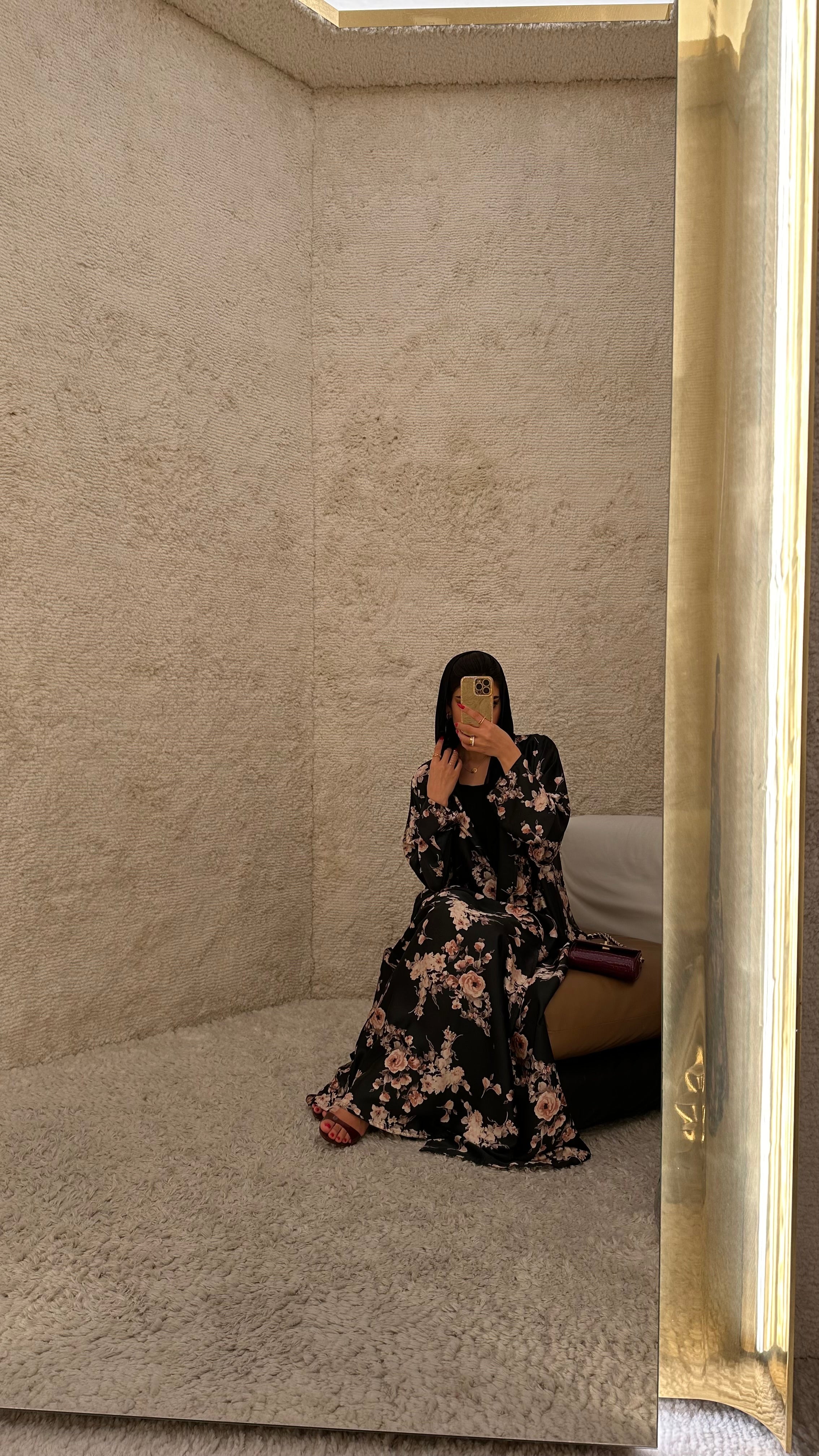 Flower abaya