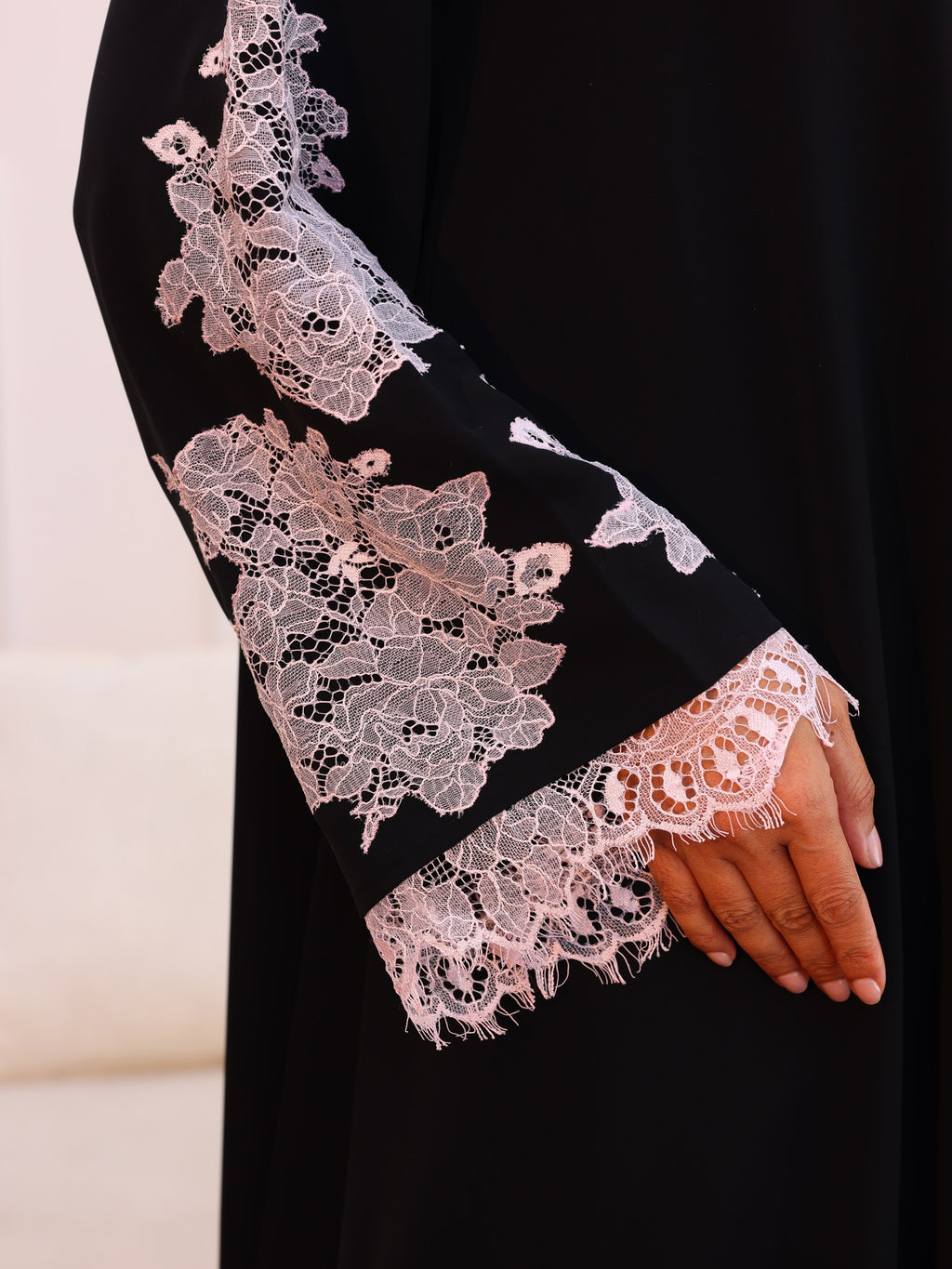 Lace abaya 380