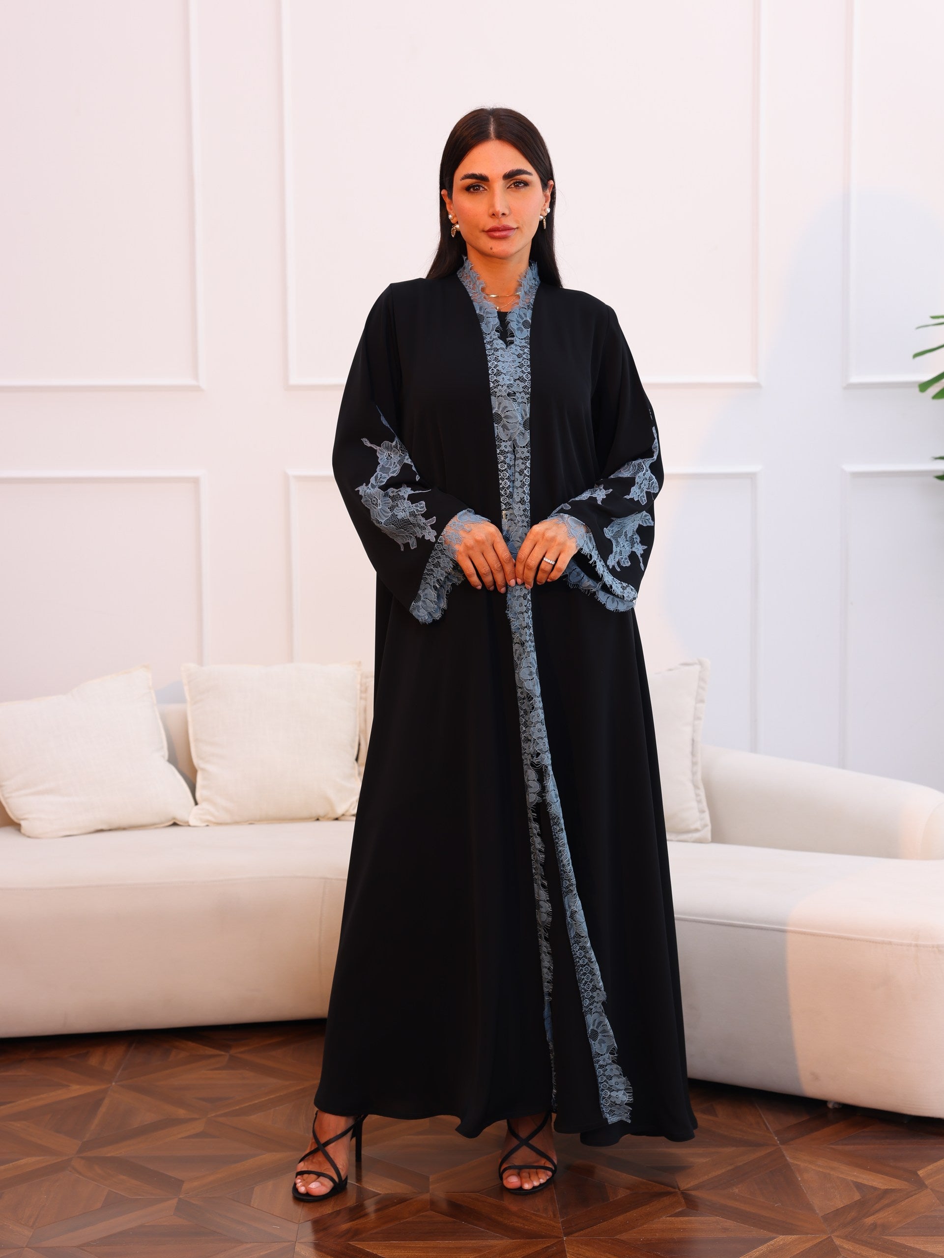 Lace abaya 388