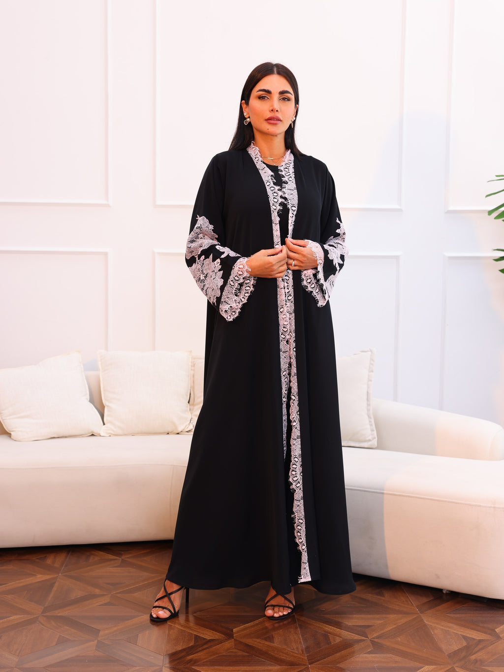 Lace abaya 380