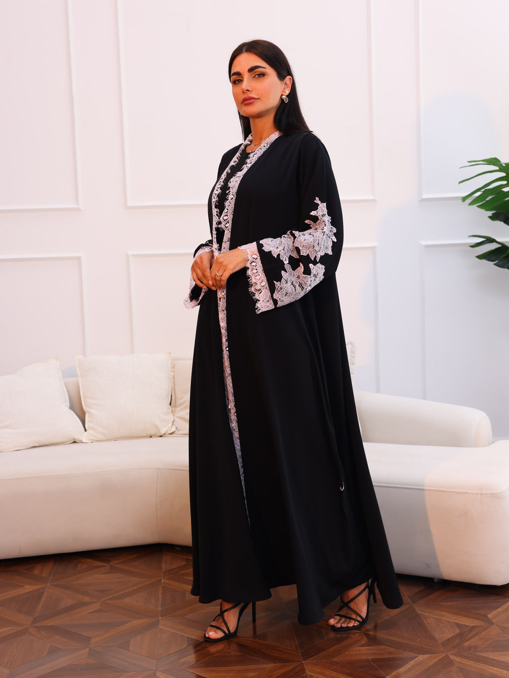 Lace abaya 380
