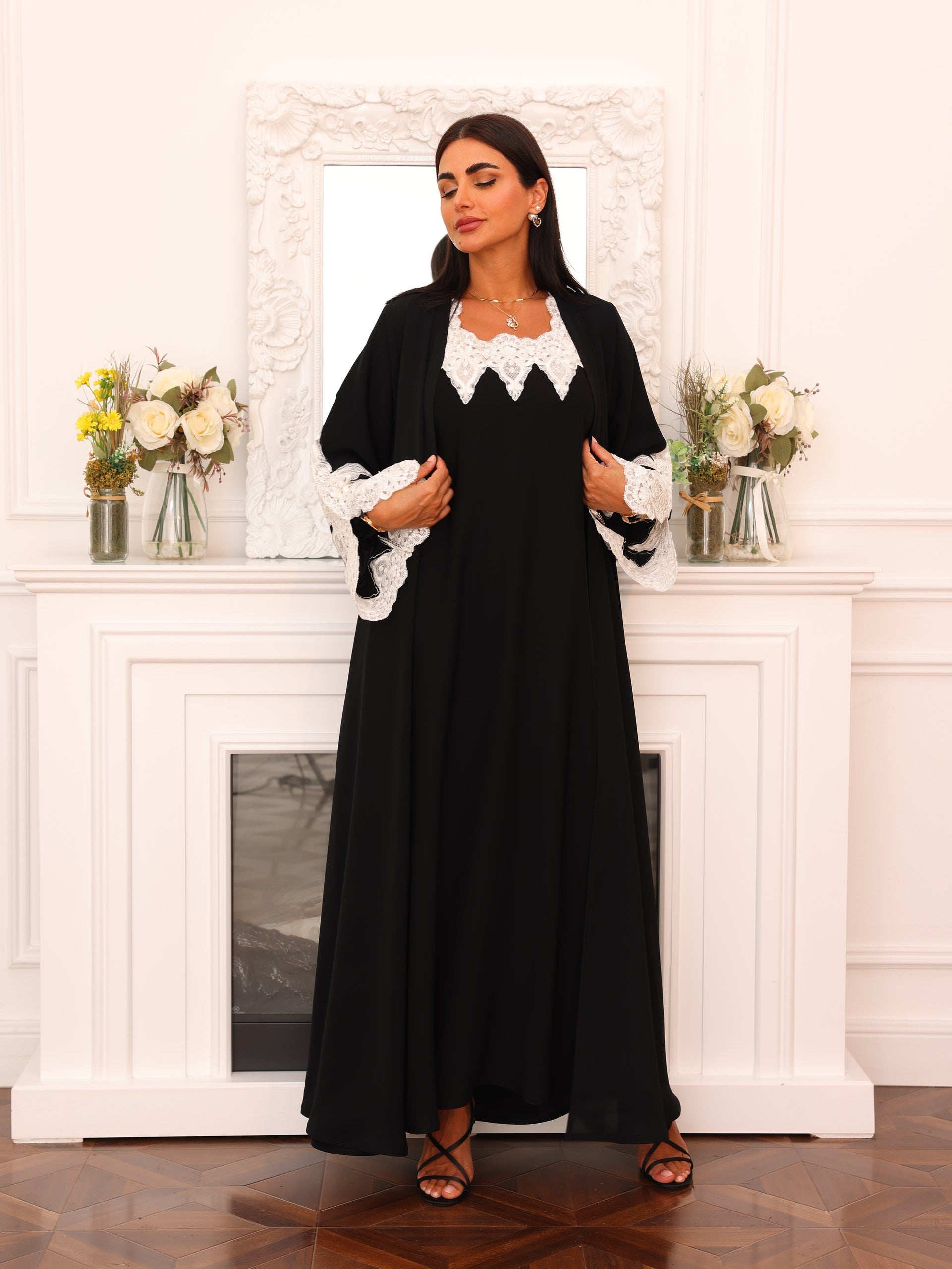 Abaya + under abaya