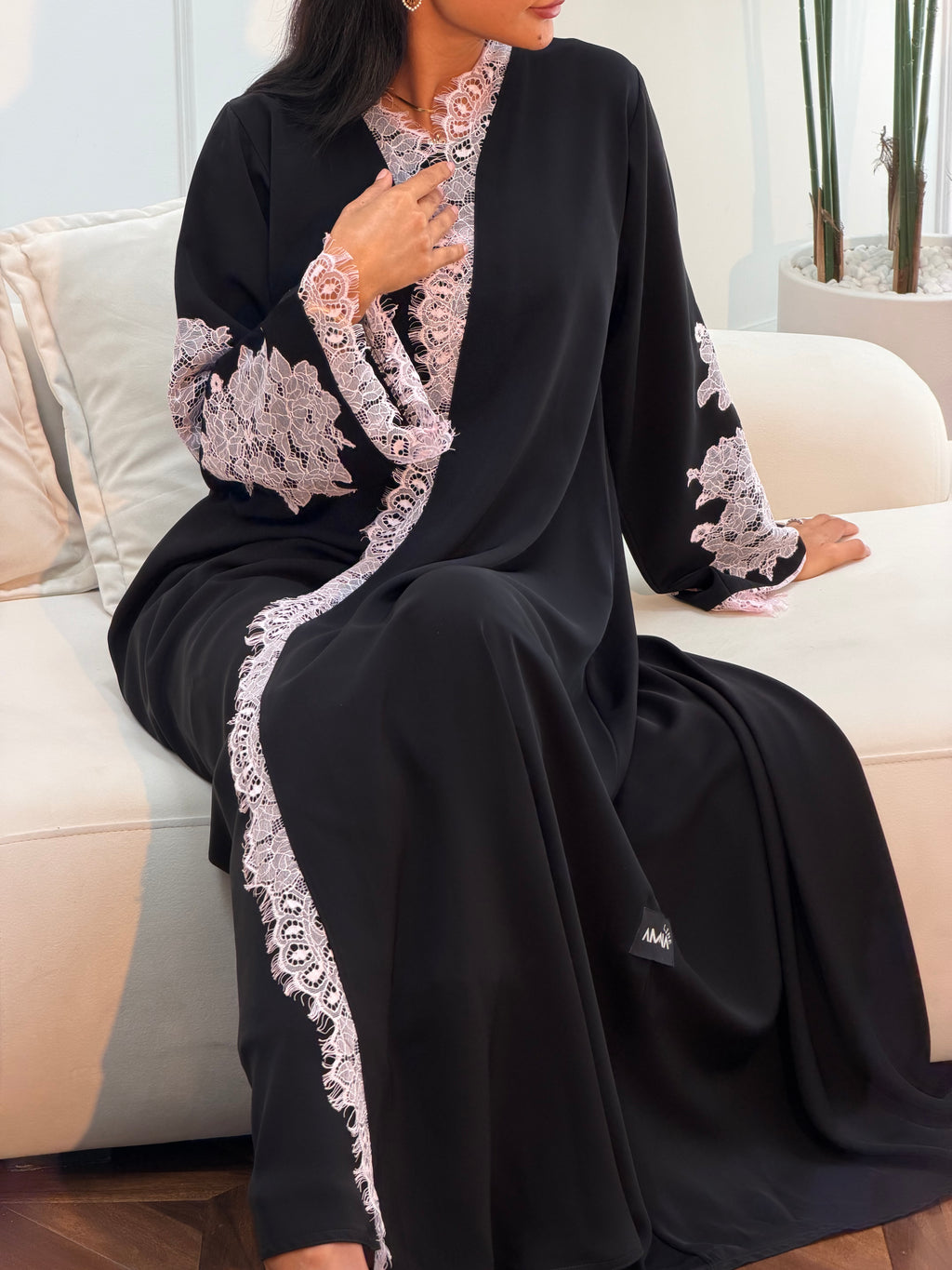 Lace abaya 380