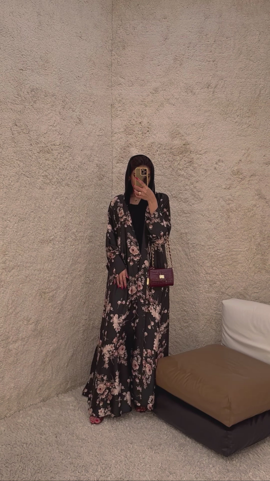Flower abaya