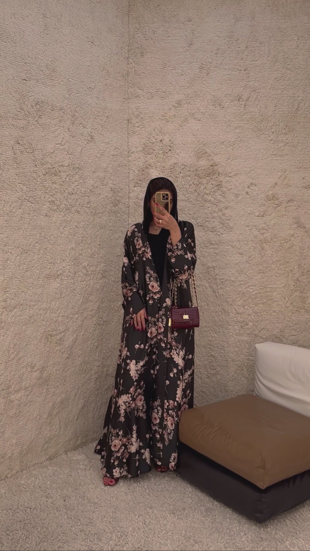 Flower abaya