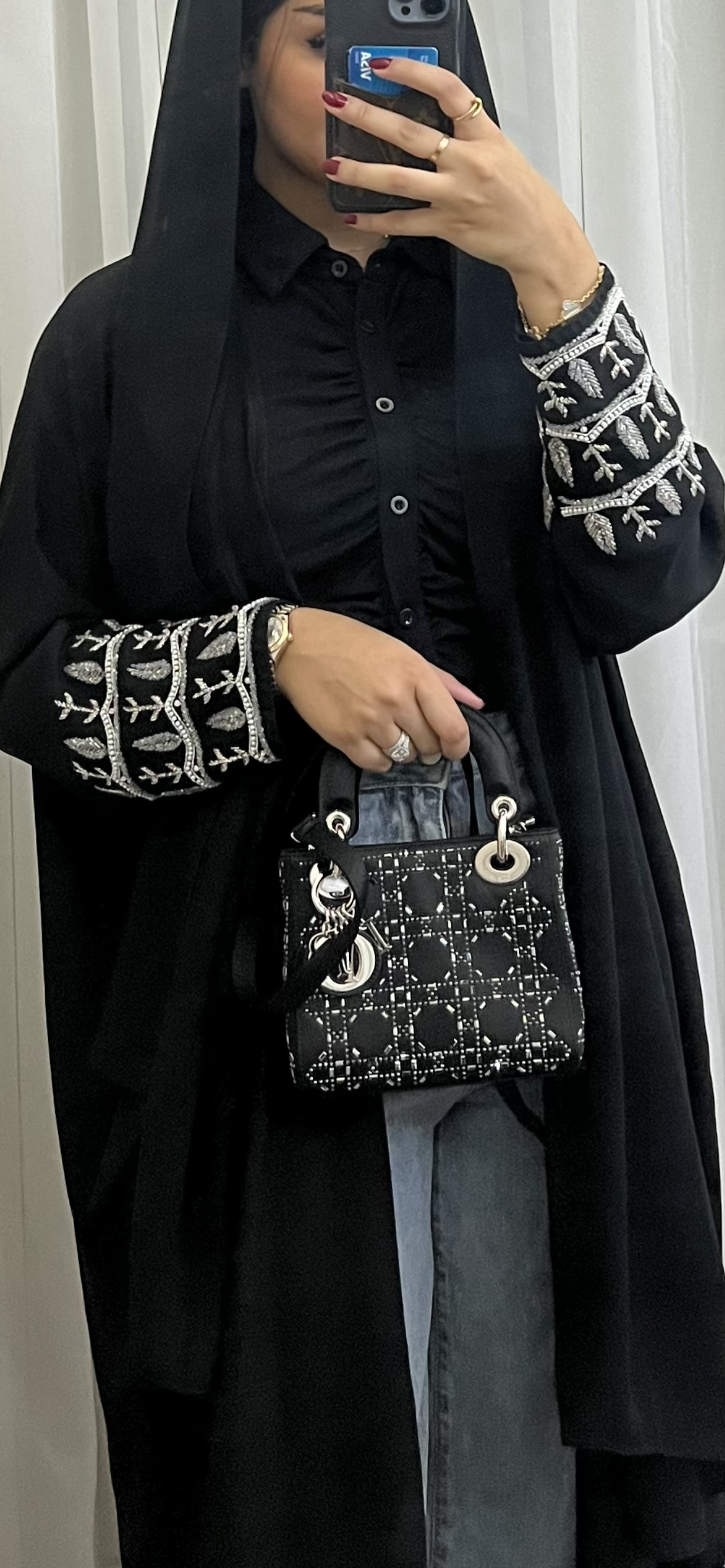 عباية شك كريستال شغل اي