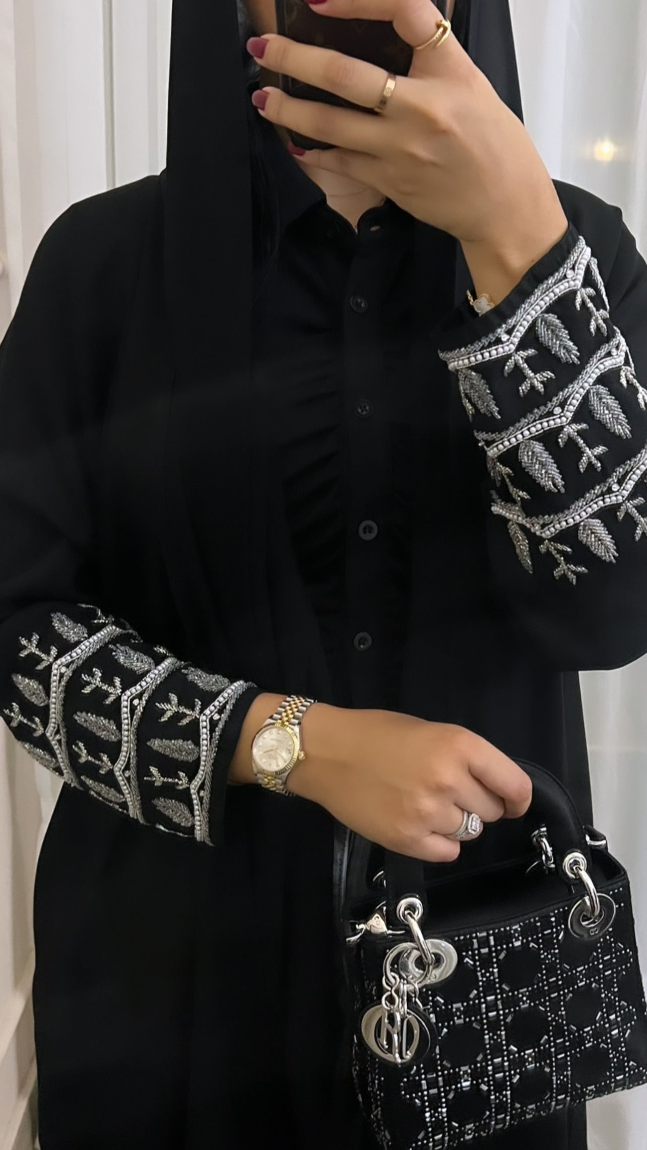 عباية شك كريستال شغل اي